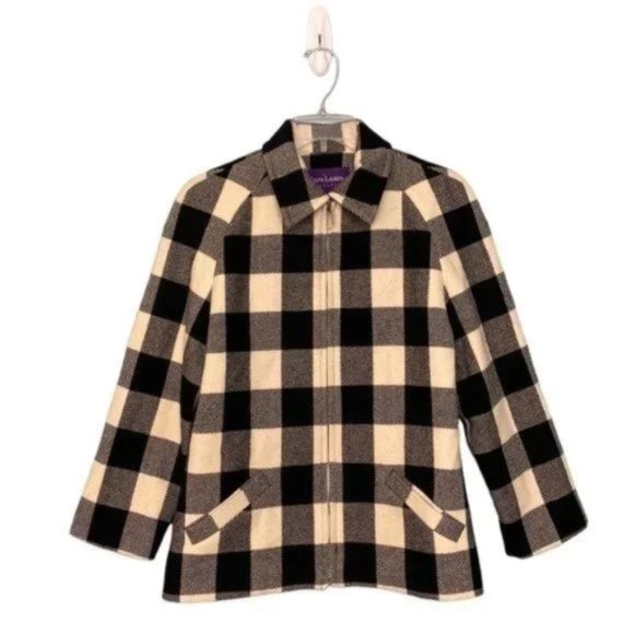 Ralph Lauren Purple Label Jackets & Blazers - SOLD Vintage Ralph Lauren Collection Purple Label Wool Cashmere Plaid Jacket